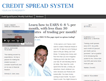 Tablet Screenshot of creditspreadsystem.com